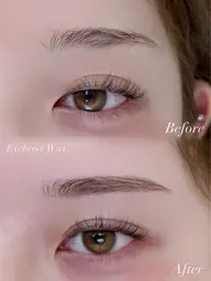 【アイブロウWAX】保湿＋メイク仕上げ