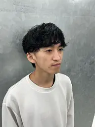 【平日限定メニュー🌀】メンズカット+ナチュラルパーマ🌱