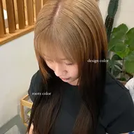ルーツカラー🤍🖤