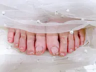 フット【オフなし】カラーグラデーションor5種フレンチ(クリアベース)💐