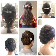 イベントに似合わせヘアセット💕短いボブスタイルからロングまでお任せあれ✨※営業時間外の早朝料金は別途いただきます。