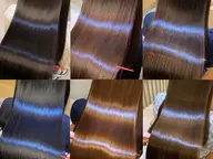 🩵 髪質改善縮毛矯正+選べる超音波ダブルトリートメント+カット+ケア剤