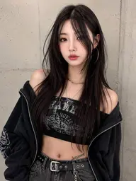 【梅田】過去イチ盛れる韓国ロング🖤プラチナシールエクステ80本\12000