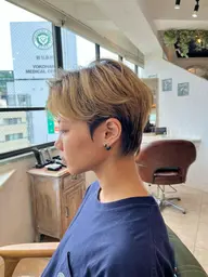 【ハイトーンカラーで韓国アイドル風に🇰🇷】韓国風カット+ダブルカラー+選べるトリートメント🫶