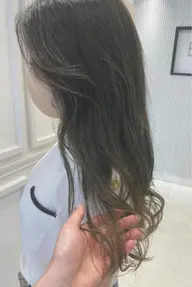 カット🤍透明感イルミナカラー
