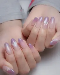【ジェルオフ無料】スカルプ長さ出しシンプルデザイン