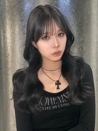 メンテナンスCut+One Color🩶⟡.· 似合わせcutと透明感たっぷりのone colorで可愛いhairに♡