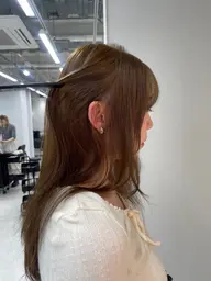 【赤み・オレンジみ解消】ブリーチなしオリーブベージュ＋2step TR🍀