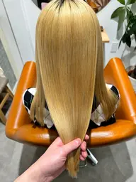 美髪縮毛矯正+髪質改善トリートメント⭐️