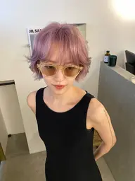 【6月2日限定‼️】カット+ケアブリーチ+オンカラー+超音波トリートメント