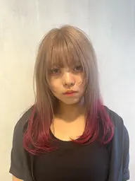 【美容学生限定】カット+ケアWカラー+トリートメント