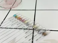 伸びても自然🌱【ラメグラデーション】【オフなし】【クリアベース】ドライケア込♪/ミニモ限定の特別価格です✨️