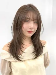 【14.15.限定クーポン✨】お顔周りカット➕高級イルミナカラー➕AYUNCHE外部補修超音波トリートメント✨+プチスパ