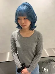 【7​〜​8月限定クーポン🍉】ケアしながらブリーチしたい方におすすめ✨ケアブリーチ+イルミナカラー+メンテナンスカット🩵