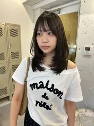 【🫧9月限定クーポン🫧】似合わせカット+透明感カラー+3stepトリートメント
