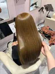 🍓✂️【ブリーチなしWカラー】透明感カラー+モデルカット+TR