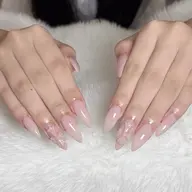本日限定価格🩵オフあり【10本チップ長さだし】ワンカラーorラメグラ🎀新規ソフトジェルオフ無料🎁パーツ1つ無料