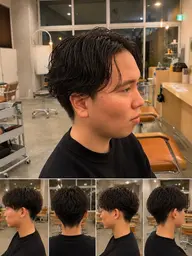 抜け感&髪ケア⭐️メンズカット&ニュアンスパーマ&oggioto 12stepトリートメント✨