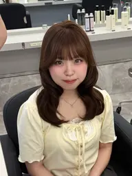 【前髪のうねりが気になる方必見‼️】前髪縮毛矯正✨️➕¥2500で髪質改善のトリートメントも付けれます🤍