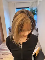 🔅ブロッキングカラー🔅(ブリーチ込み)+treatment