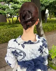 浴衣着付け+ヘアセット