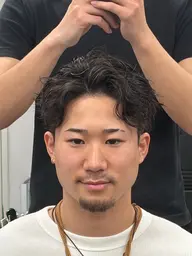 🔹メンズカット＋パーマ＋眉カット🔹清潔感出したい方はこれです🔹
