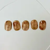 No.7🤎ニュアンスネイル