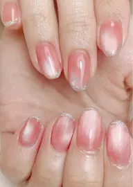 【オフあり】💅ラメフレンチ🪞ガラスフレンチのご予約もこちらから　オフィスネイルにオススメ💎※初回限定