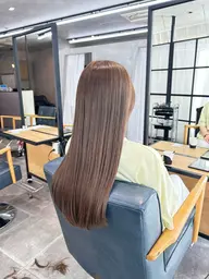 🧸艶感カラー+髪質改善リンゴ幹細胞トリートメント🧸