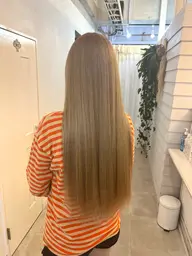 【ミニモ限定クーポン⭐️】Wケアブリーチ+ヘアカラー+2STEPトリートメント