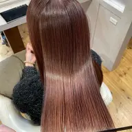 水素カラー + トリートメント