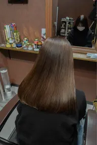【35歳以下限定】レディースカット+髪質改善ストレート+TokioTr