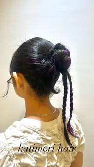 【✨️イベントに向けて✨️】カット＋ブリーチ＋カラー＋ヘアセット/ イベント前に推し活の方,お出かけ前に