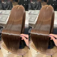 ✨髪質改善縮毛矯正✨+カット✂️+ブリーチなしWカラー🎨髪質改善トリートメント🐻