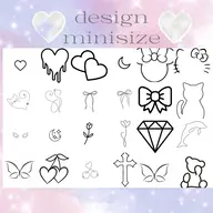 💎夏限定💎ボディージュエリー💎【miniサイズ✖️2】💎二色まで選べます💎【3000】