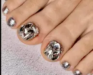 ✨✨FOOTスートン埋め尽くし(親指)(ジェルオフ➕500)甘皮ケア➕オイル