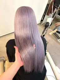 【💘8月限定💘】ブリーチ+透明感カラー+4stepトリートメント🍓