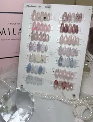 【オフなし】ちゅるん🫧定額フラットアート💫(お色味、指の配置変更可能です♪)