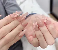 チップ長さ出し10本フレンチ