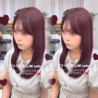 【♥️秋冬トレンドクーポン♥️】艶ワインレッド＋補修TR🫧🫧＋5000でダブルカラーできます🎀