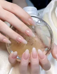 自爪チークネイル💅🏻(甘皮ケア付き)4980円