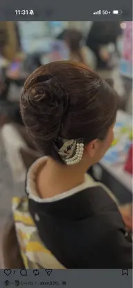 御綺麗な女性達へ🩶ヘアアレンジ🩶
