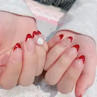 【付け替えオフ込み】上品フレンチネイル🤍