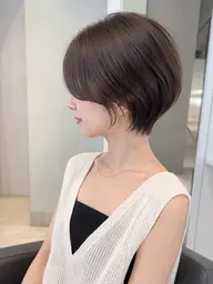 似合わせショートカット➕髪質改善カラー