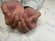 【オフ込】クリアハンドネイル