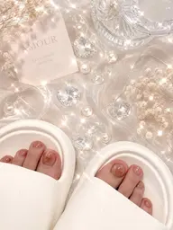 💙FOOT🦶ワンカラーorラメグラ(パラジェルもok)💅オフなし