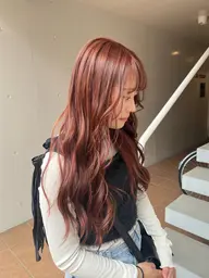 【RefaファインバブルVEENA】💗premium艶髪ストレート(縮毛矯正)➕カラー➕TOKIOトリートメント💗