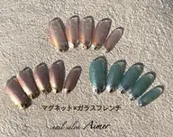 マグネット×ガラスフレンチ✨ 100色以上のマグネットからお選びいただけます‼️