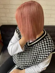 《ケアブリーチ🫧》ケアブリーチ✨+ダメージレスイルミナカラー+艶々生オイルトリートメント💐🤍