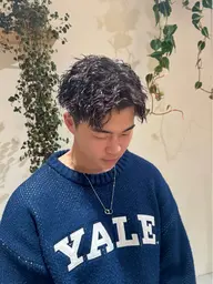 【🌀カットパーマ✂️】 men’s カット＋パーマ(スパイラル/ツイスト/ツイスパ /毛流れ/スペイン/波巻き)